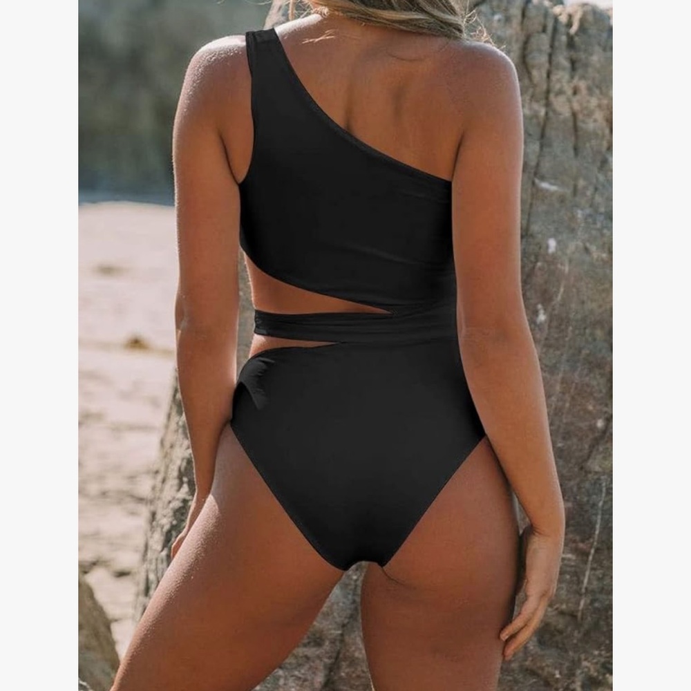 Women's Slimming Sexy One Piece Swimsuits Red Suit‎ NWT Size M - Picture 2 of 3